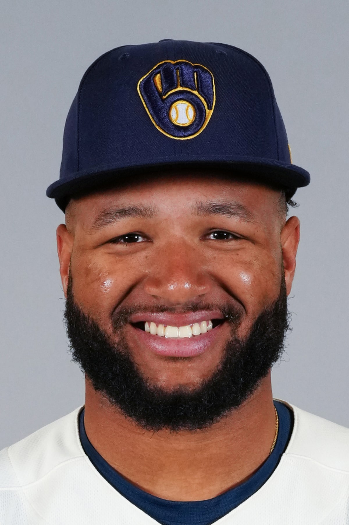 Milwaukee Brewers outfielder Jackson Chourio official MLB profile portrait