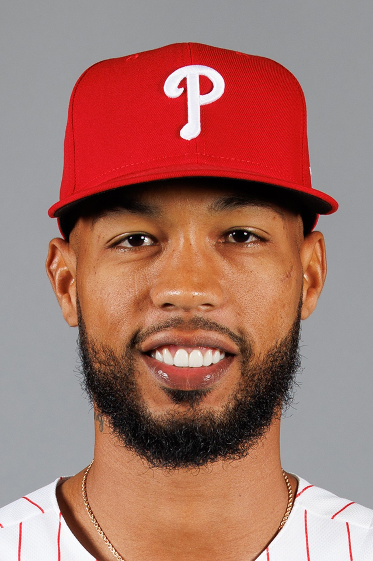 Philadelphia Phillies starting pitcher Cristopher Sanchez official MLB profile portrait