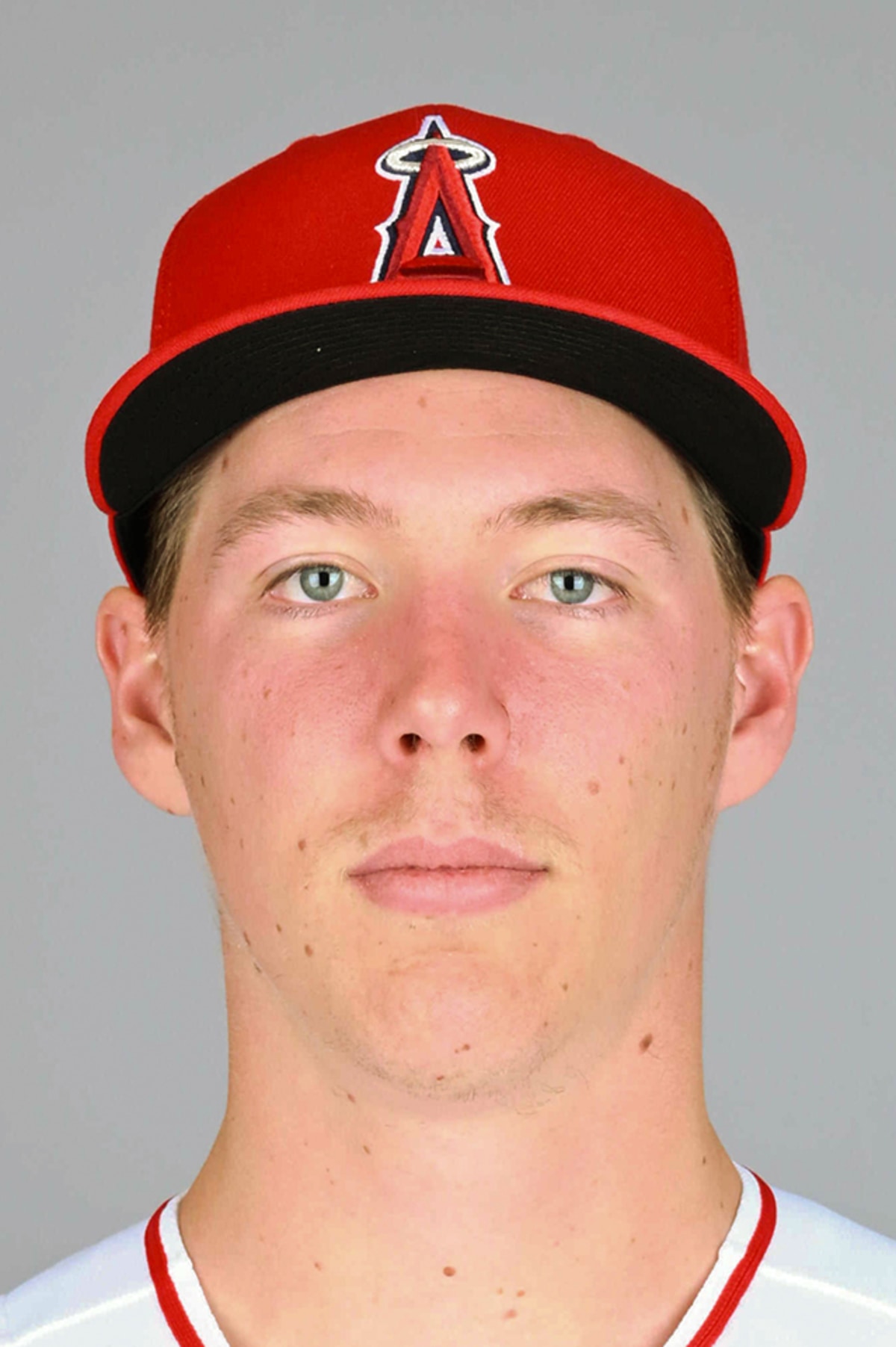 Los Angeles Angels starting pitcher Ryan Johnson official MLB profile portrait