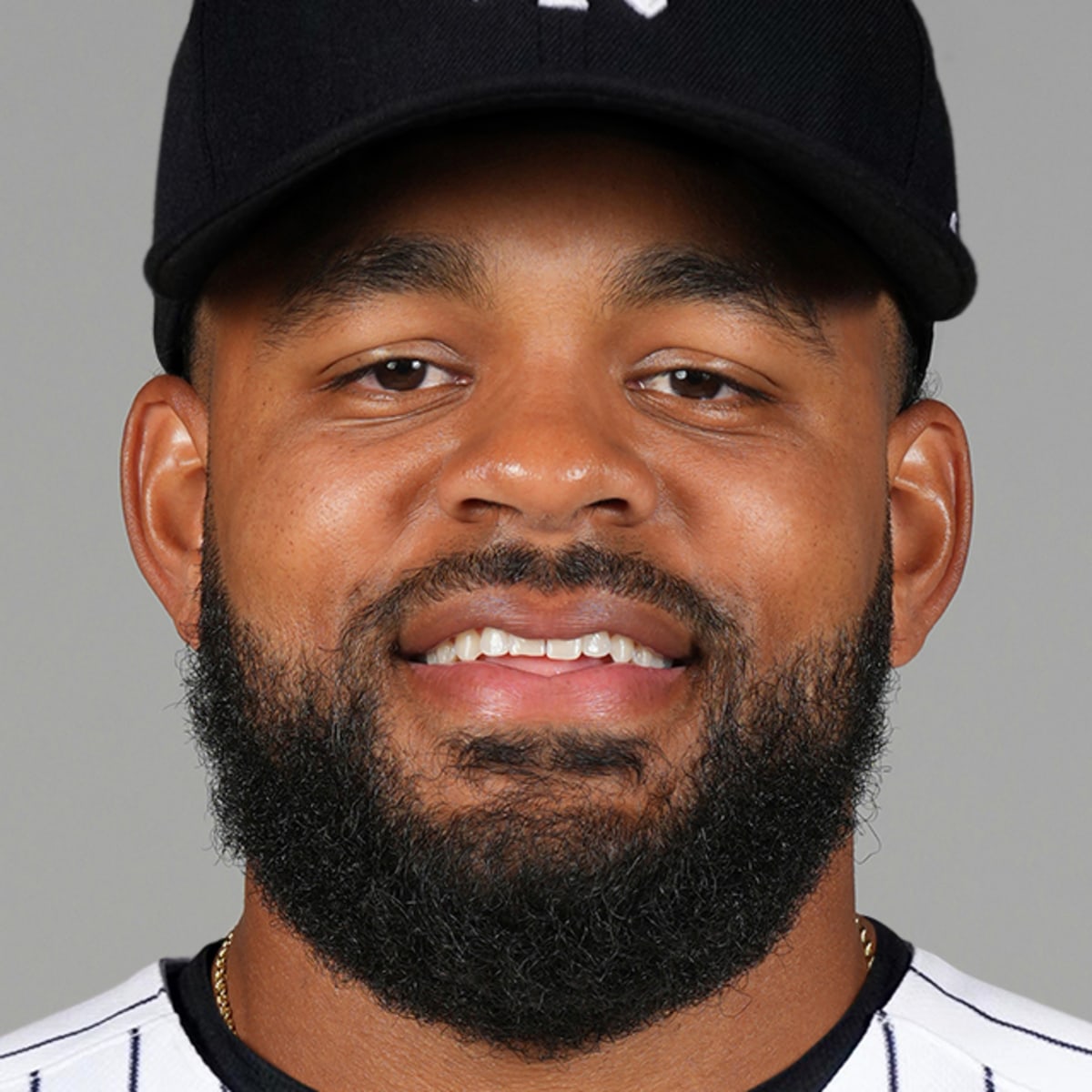 New York Yankees outfielder Heliot Ramos official MLB profile portrait